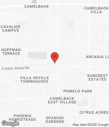Map of Arcadia - 3176 E Indian School Rd,  Phoenix, AZ, 85016, US